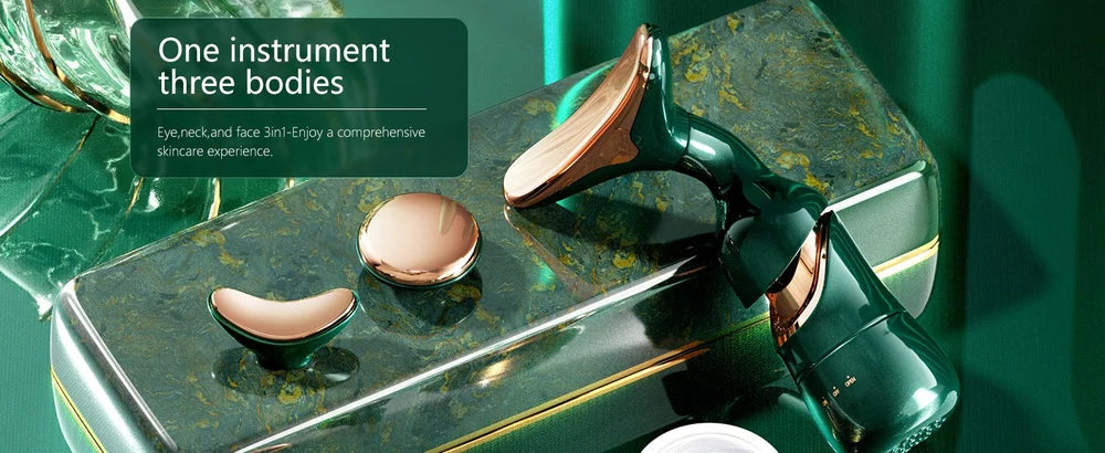 3 In 1 Electric Face Massager Anti Wrinkles Facial Massager Face Slimming, Sculpting, Uplifting