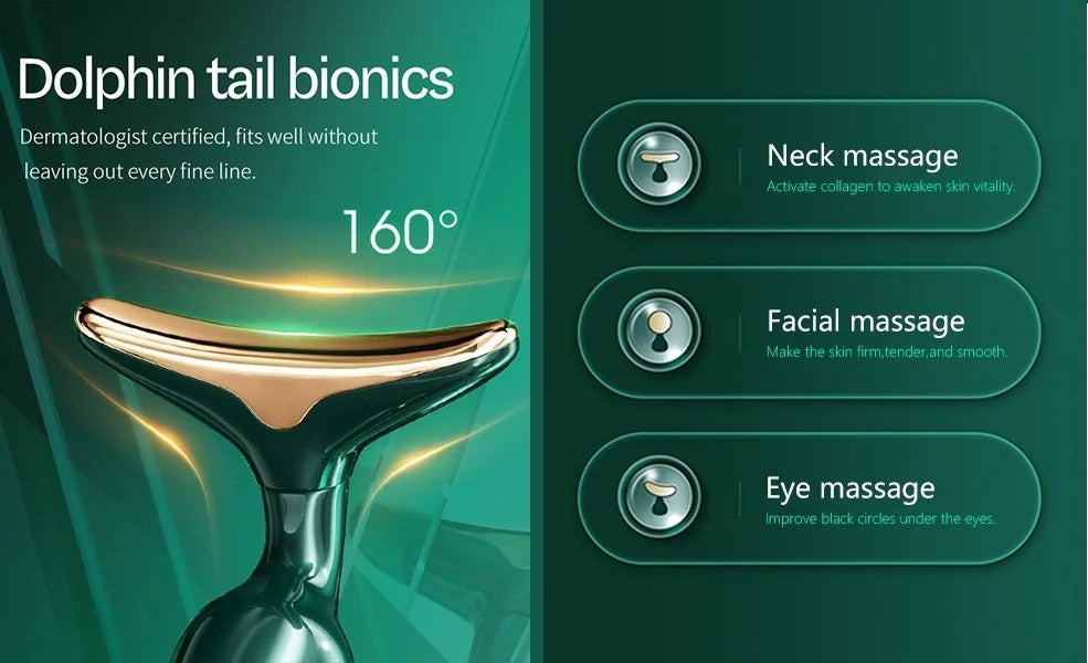 3 In 1 Electric Face Massager Anti Wrinkles Facial Massager Face Slimming, Sculpting, Uplifting
